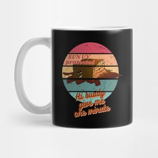 Chocolate Sun UV protected retro Mug